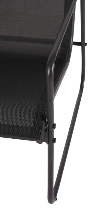 Sofasæt stål sort 4 dele - Envy